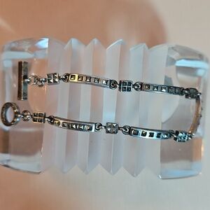 Vintage Liz Claiborne hematite bracelet